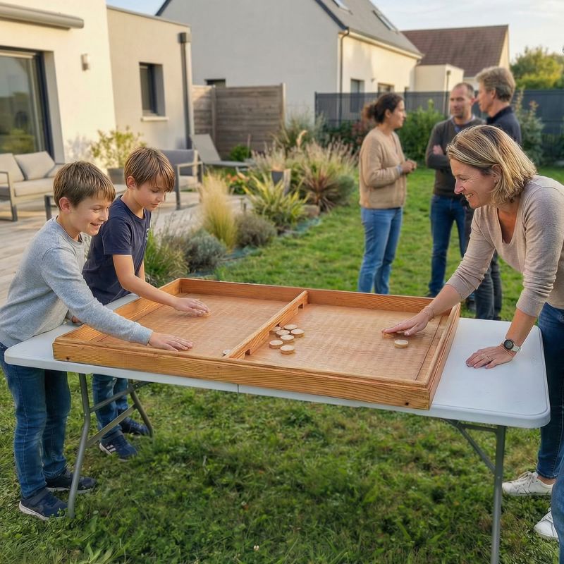 Planche à rebond 2 équipes - Jeu pour 4 joueurs compétitif