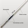 tille queue de billard officielle Black Ball Aston white tiger