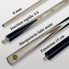 Queue de billard en bois clair