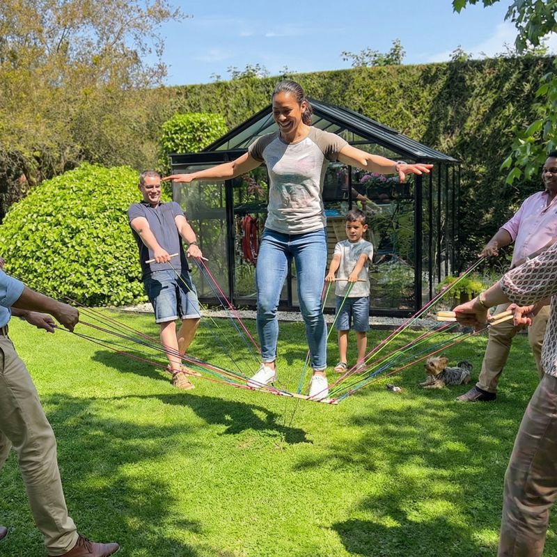 Planche de portage jeu cooperatif