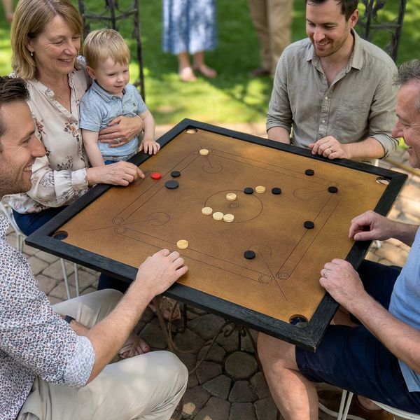 Billard indien cadre en chêne : le billard qui ne prend pas de place-1