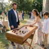 Jeux de mariage en bois billard carrousel