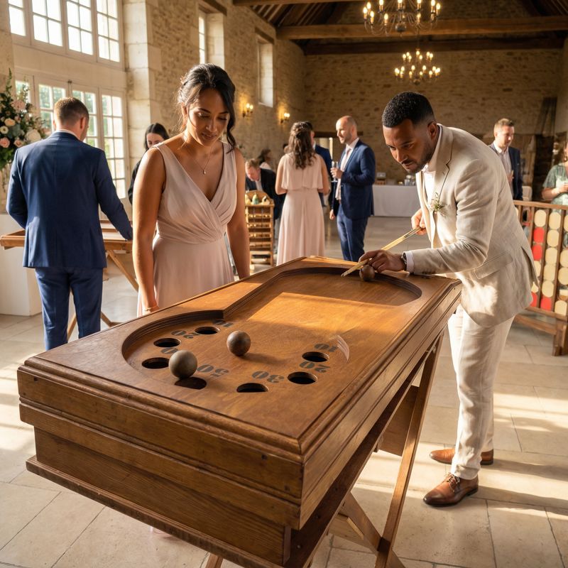 Jeux pour Mariage billard carrousel