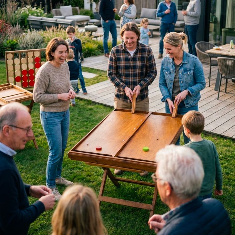 Animation course de palets