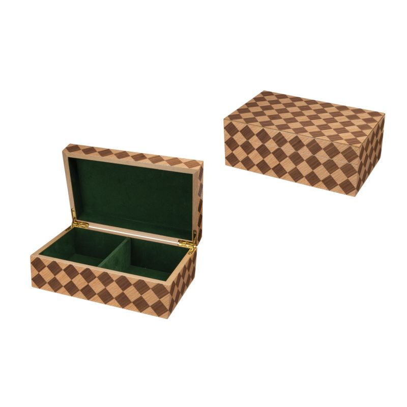 Boîte à pièces d'échecs 237 x 150 x 90 mm