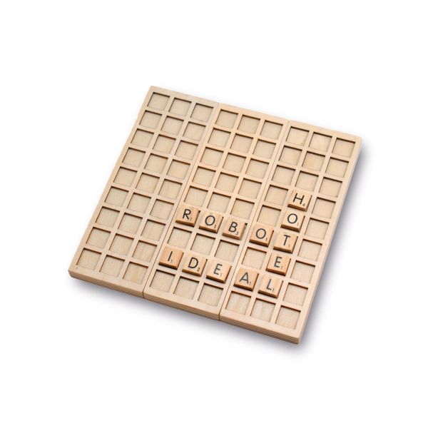 Jeu de lettre boite metal