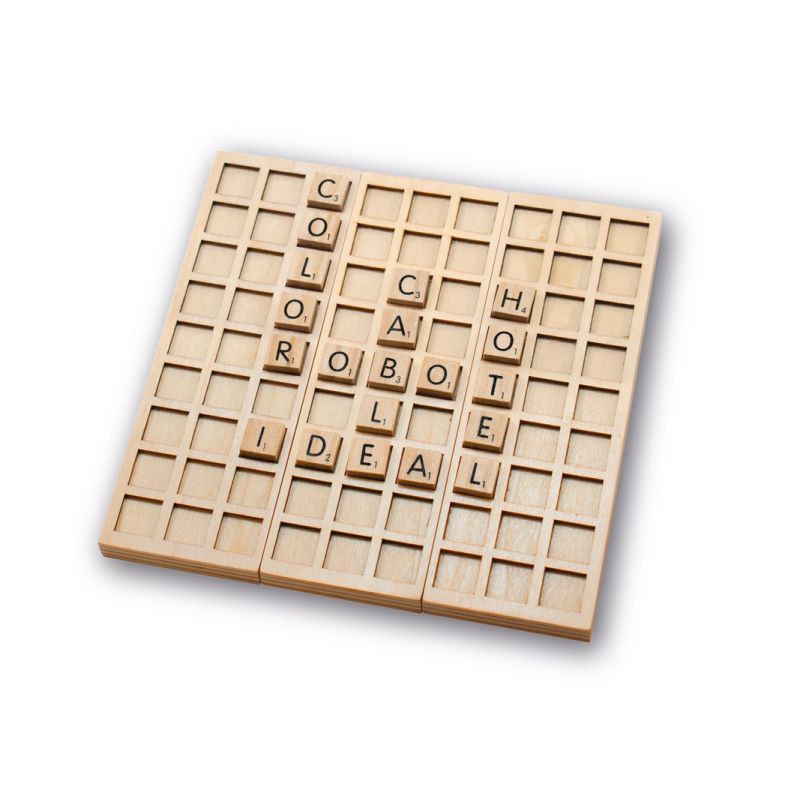 Jeu de lettre boite metal