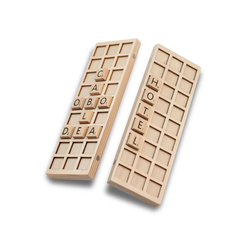 Jeu de lettre boite metal