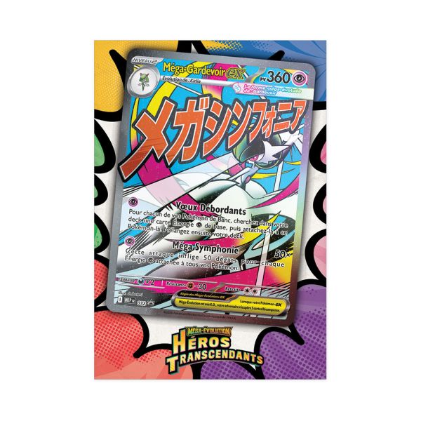 Pokémon – Coffret Collection Poster Premium Méga-Gardevoir – Héros Transcendants ME2.5 (FR)-1