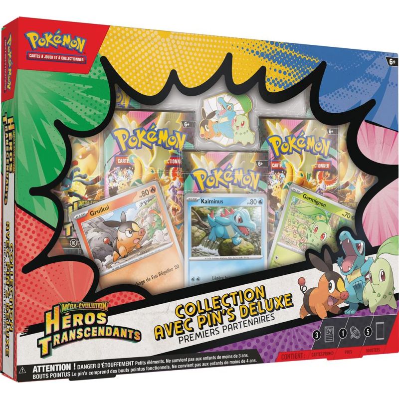 Pokémon – Coffret Deluxe Pin Collection – Héros Transcendants ME2.5 (FR)