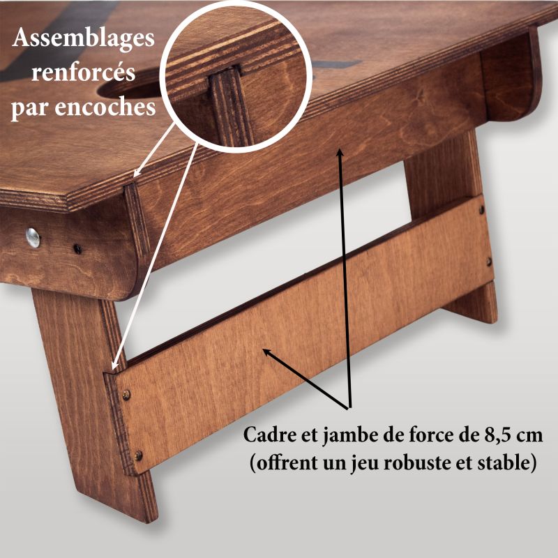 Cornhole Multijeux – Création La Maison du Billard, Taille compétition