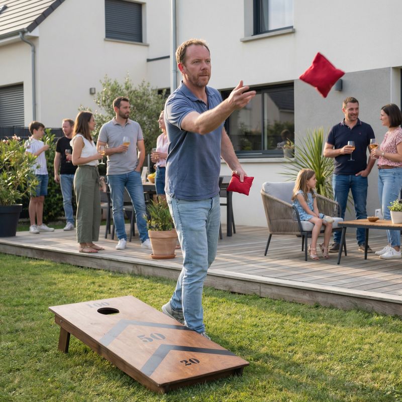 Cornhole Multijeux – Création La Maison du Billard, Taille compétition