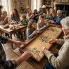 anciens jeux en bois en famille
