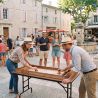 Air hockey en bois animation estival