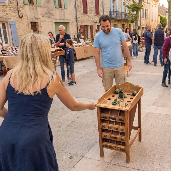 Jeux de grenouille fête de village