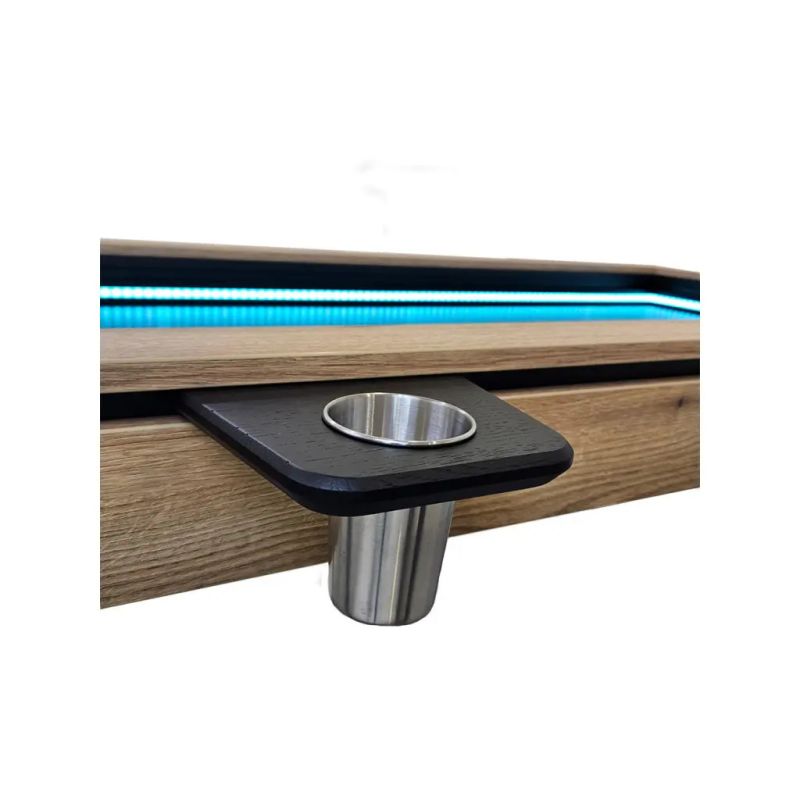 Repose gobelet magnétique + gobelet inox | Table de jeux