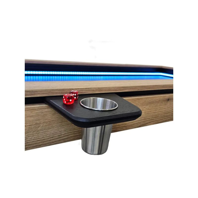 Repose gobelet magnétique + gobelet inox | Table de jeux