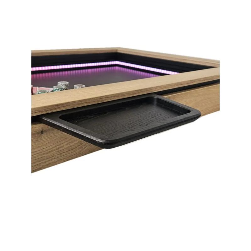 Tablette creuse à jetons M magnétique | Rangement table de jeux