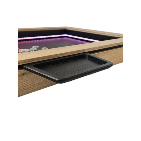 Moyenne tablette creuse à jetons pour table de jeu-2