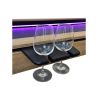 Repose-verres à vin duo magnétique | Accessoire table de jeux