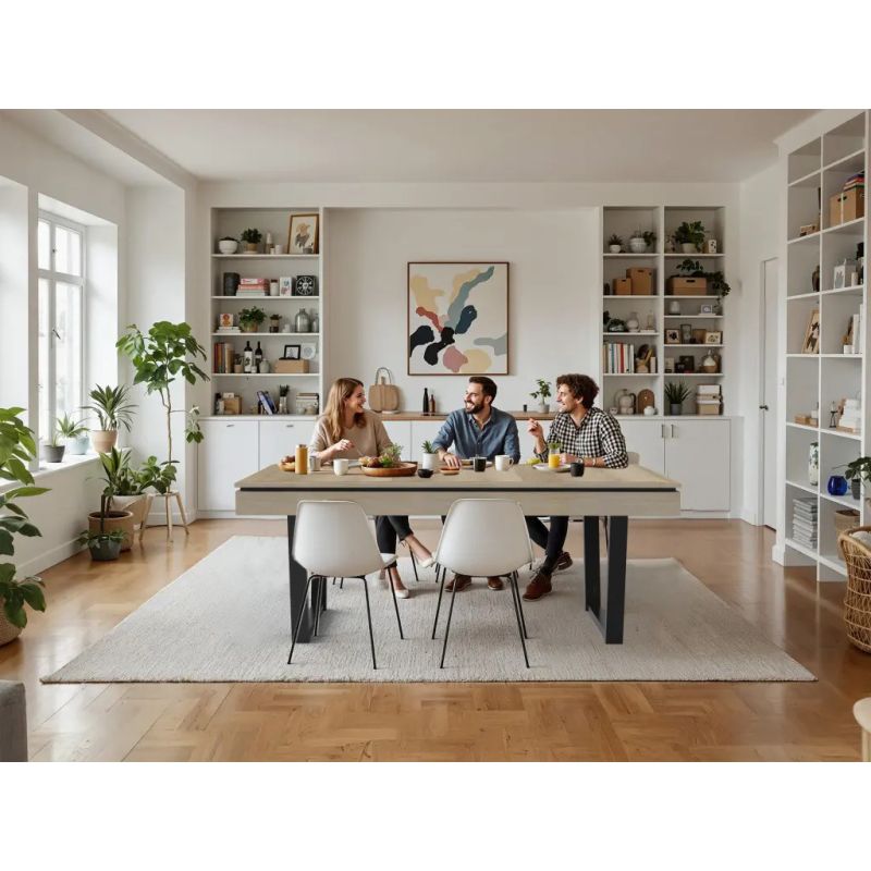 Table de jeux de société multifonction | Table à manger modulable