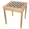 Table de jeux 5 en 1 en bois – Échecs, Dames, Ludo, Backgammon