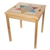 Table de jeux 5 en 1 en bois – Échecs, Dames, Ludo, Backgammon