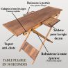 Table pour animation jeux en bois (offre lancement - Disponibilité mi-mai 2026))