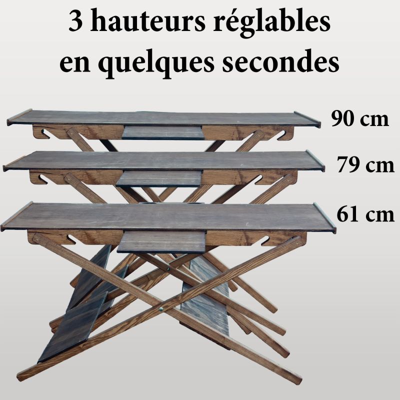 Table pour animation jeux en bois (offre lancement - Disponibilité mi-mai 2026))