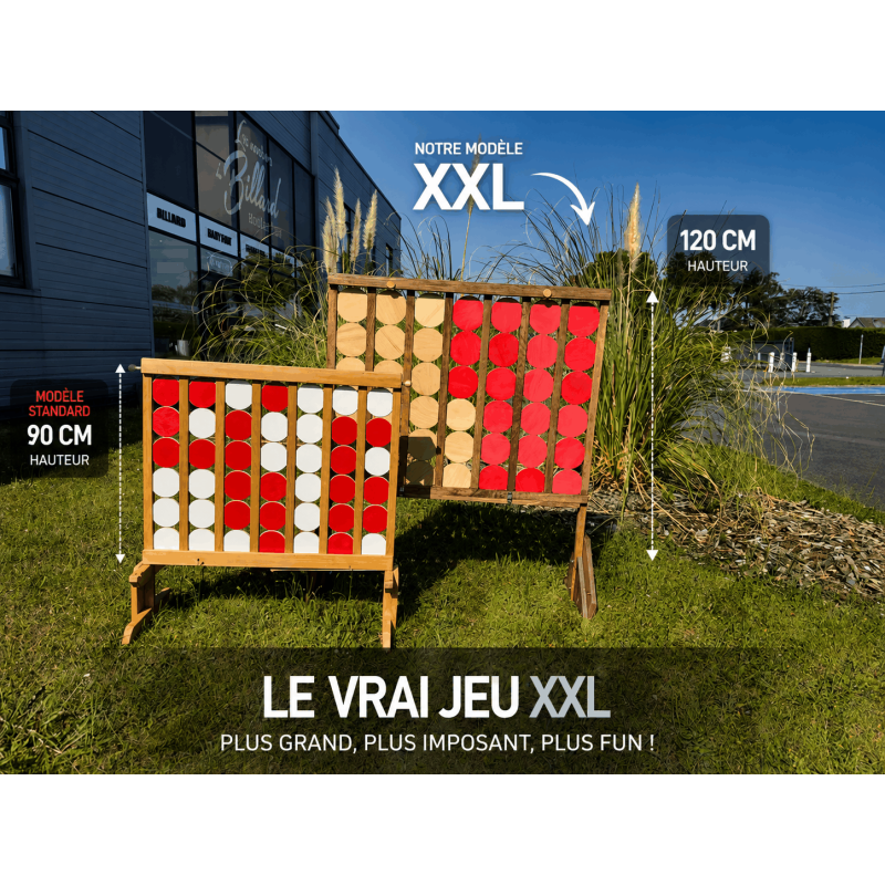 puissance 4 xxl en bois