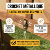 fermeture rapide et solidaire puissance 4 geant en bois