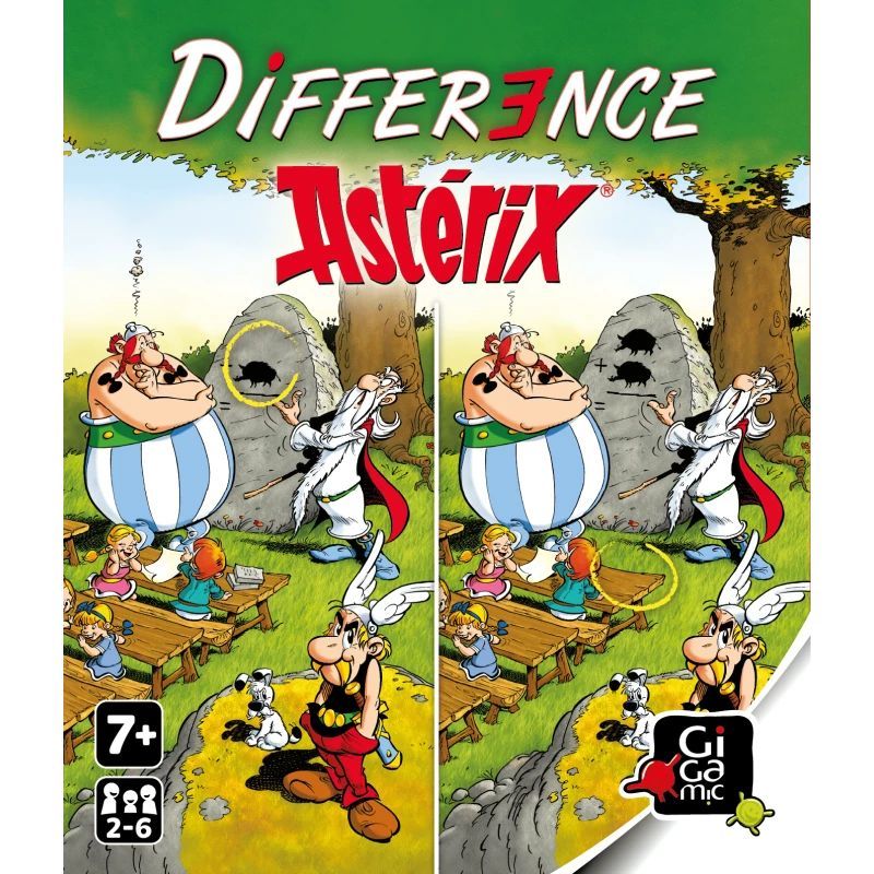 Différence Astérix – Jeu d’observation Gigamic