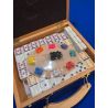 Domino Train Mexicain Double 12 Coffret Bois - Jeu Familial