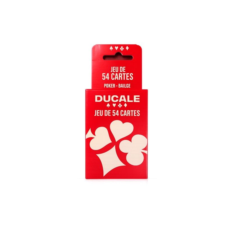 Jeu de 54 cartes Ducale. Jouez aux cartes avec un jeu de qualité