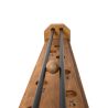 Jeux en bois Roll Up - Jeu en bois d'extérieur géant pour jardin