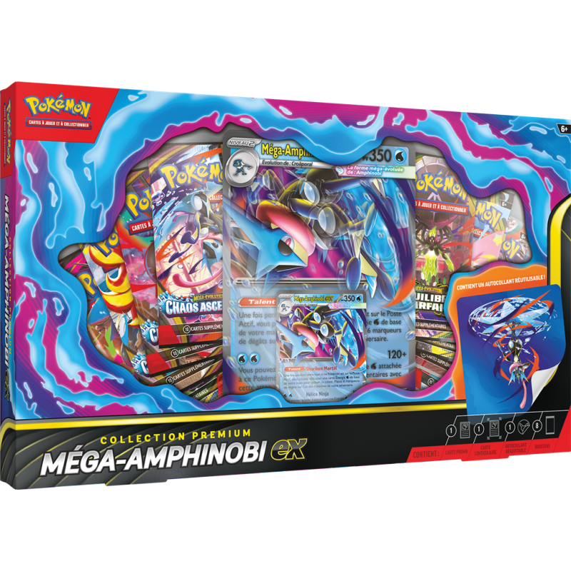 Pokémon – Coffret Premium Méga-Amphinobi-ex – JCC Pokémon (FR)