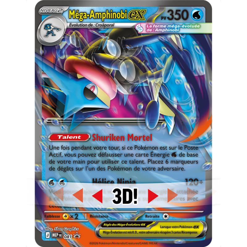 Pokémon – Coffret Premium Méga-Amphinobi-ex – JCC Pokémon (FR)
