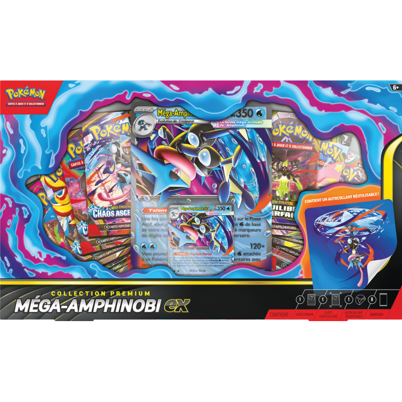 Pokémon – Coffret Premium Méga-Amphinobi-ex – JCC Pokémon (FR)
