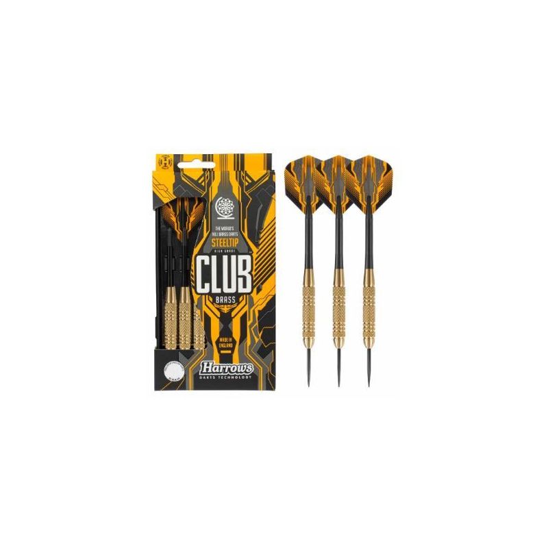 Fléchettes Harrows Club Brass 20 GK Pointe Acier