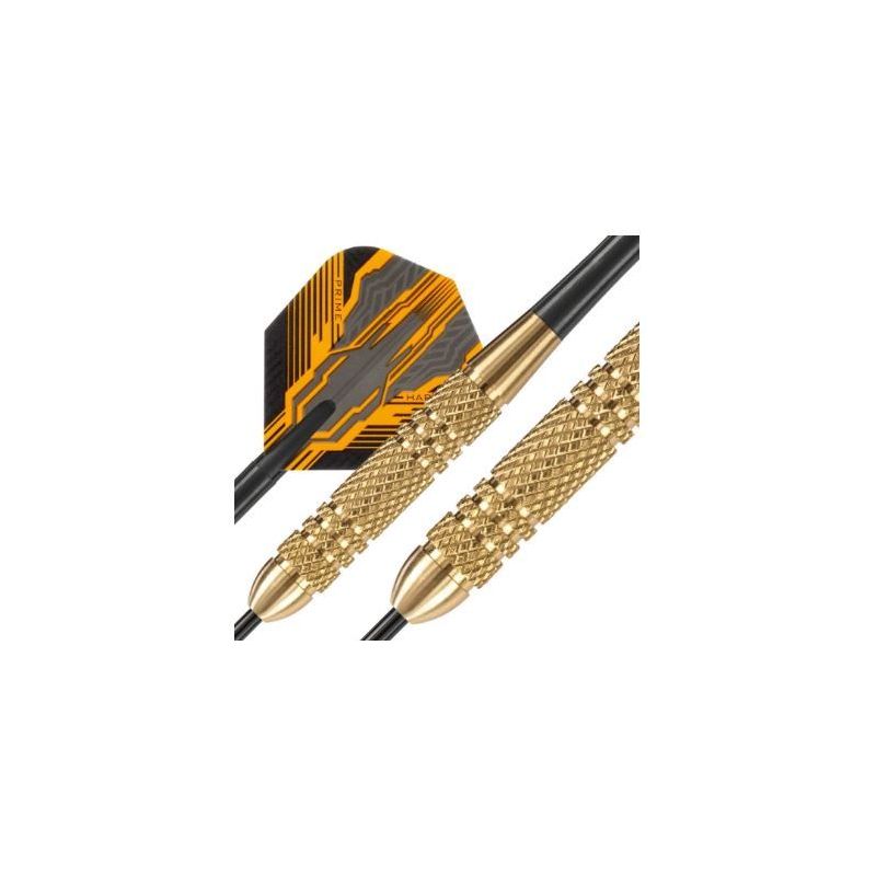 Fléchettes Harrows Club Brass 22 g Pointe Acier | La Maison du Billard