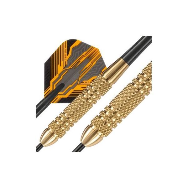 Fléchettes Harrows Club Brass 22 GK – Pointe Acier – Lot de 3-2
