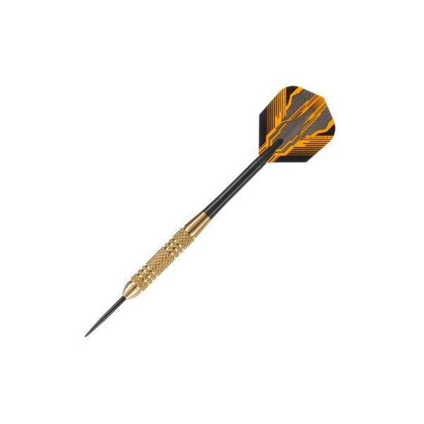 Fléchettes Harrows Club Brass 22 GK – Pointe Acier – Lot de 3-3