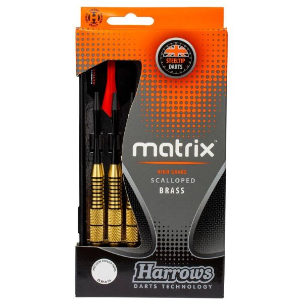 Fléchettes Harrows Matrix GK 22 g – Pointe Acier – Lot de 3-4