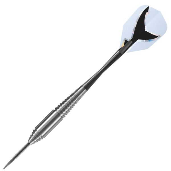 Fléchettes Harrows Silver Shark 23 g – Pointe Acier – Lot de 3-3