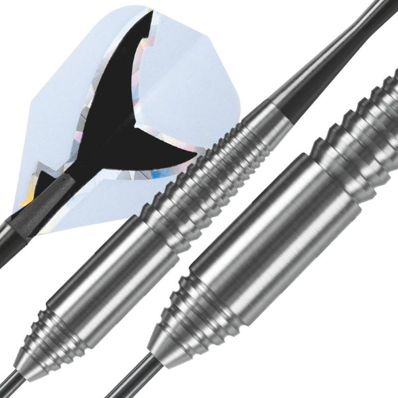 Fléchettes Harrows Silver Shark 22 g Pointe Acier