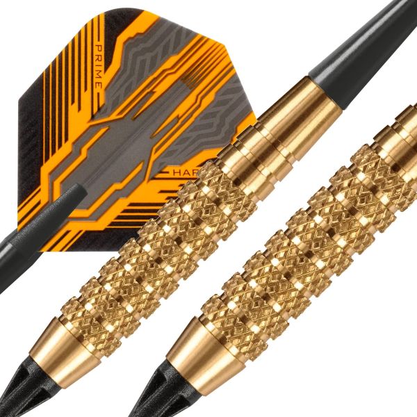 Fléchettes Harrows Club Brass 16 GK – Pointe Nylon – Lot de 3-1