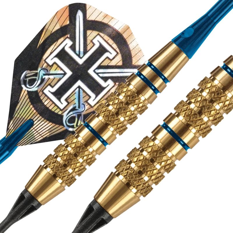Fléchettes Harrows Corsair Bleu 18 GK Pointe Nylon