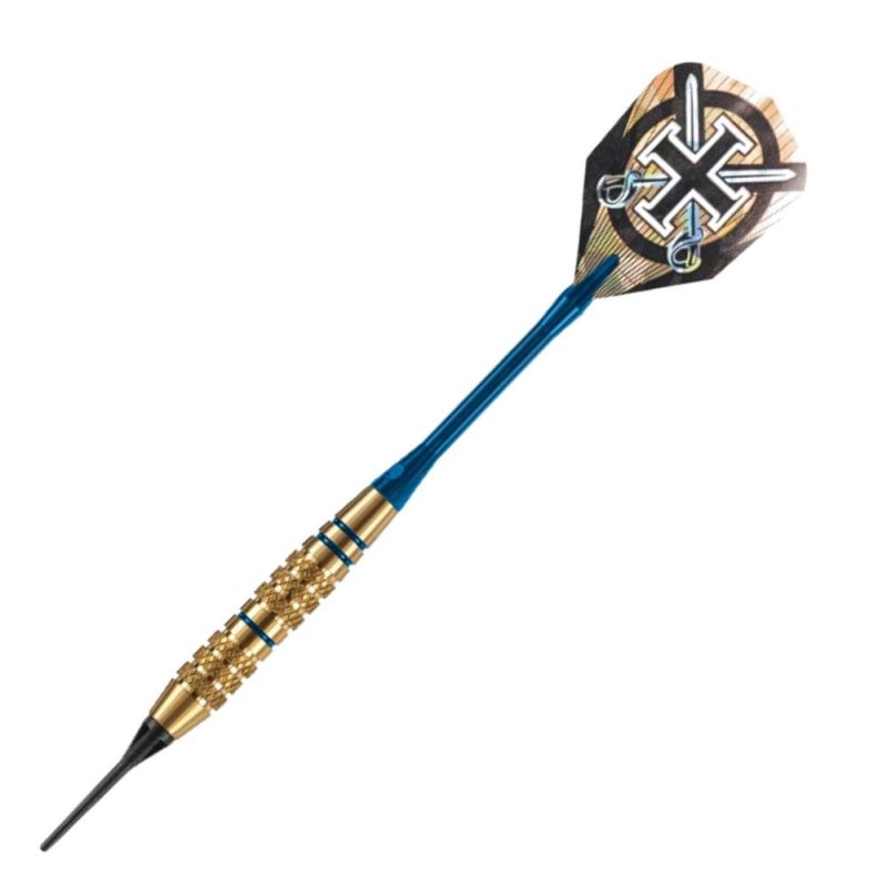 Fléchettes Harrows Corsair Bleu 18 GK Pointe Nylon