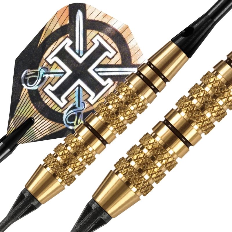 Fléchettes Harrows Corsair Noir 16 GK Pointe Nylon