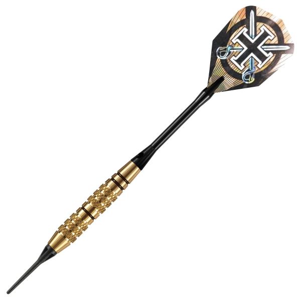 Fléchettes Harrows Corsair Noir 16 GK – Pointe Nylon – Lot de 3-3